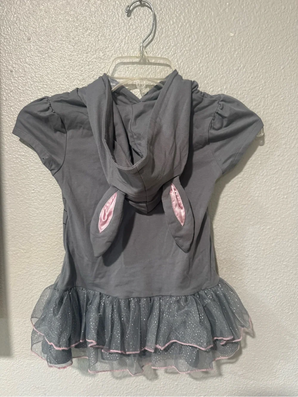 LOONEY TUNES Bugs Bunny Toddler Girls Halloween T-Shirt Dress size 6-6X